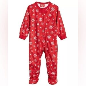 Family Pajamas Matching Baby Merry Pajamas - Snowflake size 24 Mo